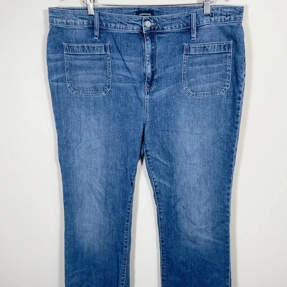 J.Crew Demi- Bootcut With Patch Pockets Jean  In Medium Bay Wash - Picture 6 of 15